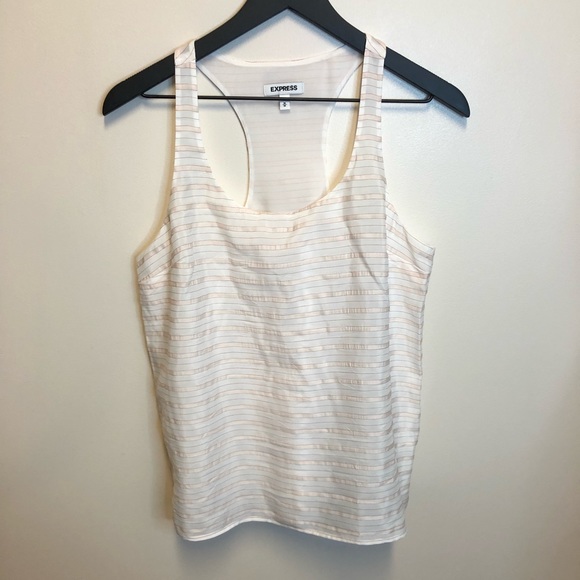 NWOT Express Razorback Stripe Top - Picture 1 of 6